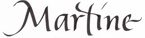 Martine | Calligraphie de votre nom